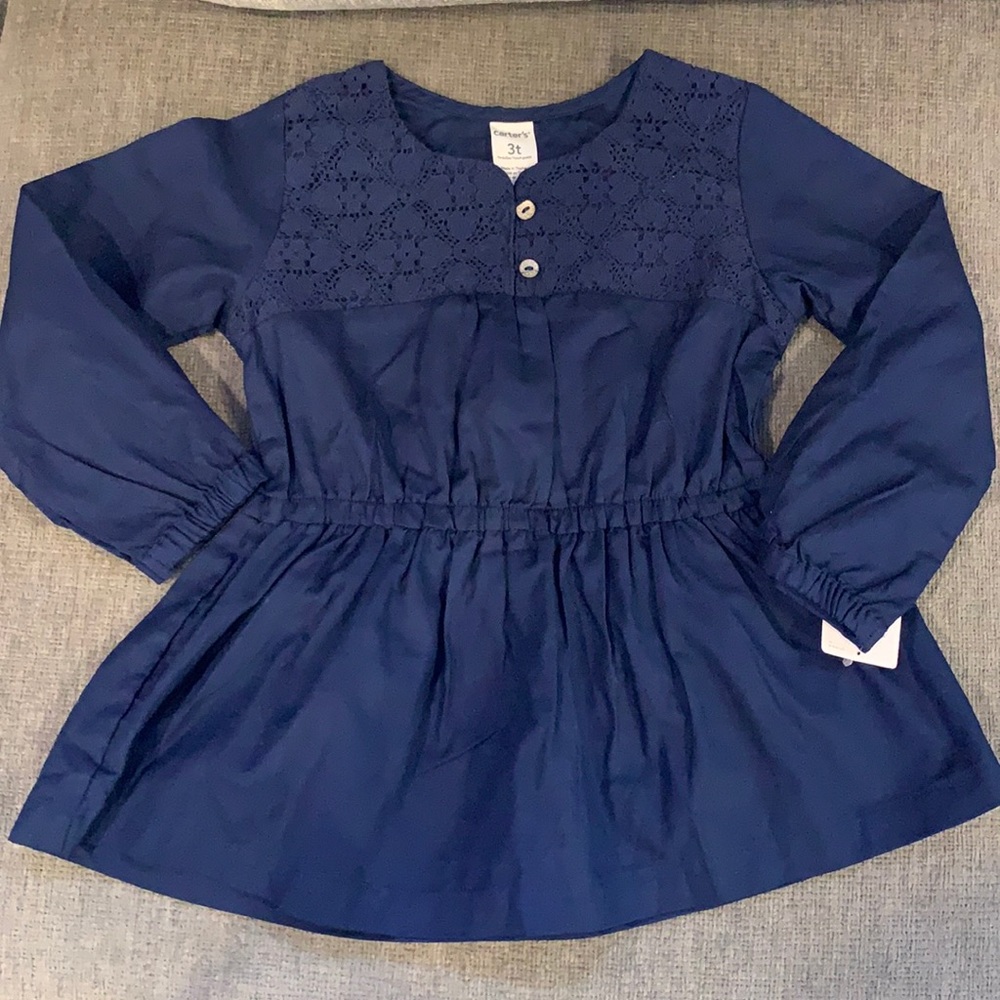 Navy Blue Carter’s Toddler Top NWT size 3T